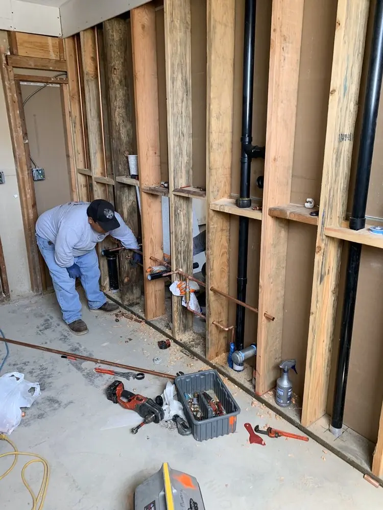 Commercial rough-in plumbing for Commercial Plumbing in Blackwell Town